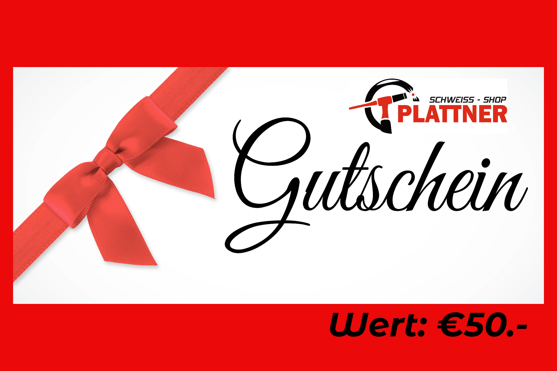 Plattners Schweiss Shop Geschenkgutschein