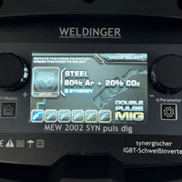 Thumbnail for WELDINGER MEW 2002 SYN puls pro 200A synergisches MIG/MAG Puls-Schweißgerät Vierrollenantrieb