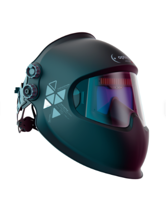 Automatik Schweisserhelm Optrel panoramaxx clt 2.0 Schwarz mit IsoFit® headgear - Plattners Schweiss Shop