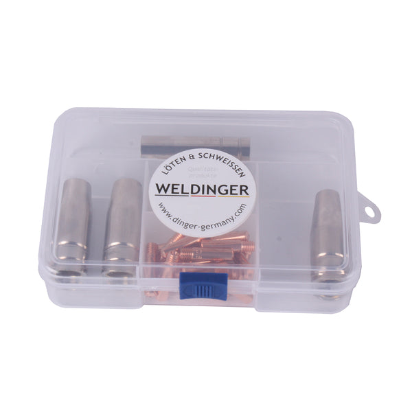 WELDINGER MAGSet 1 für MAG Schweißgarnitur Typ MB 150 (Grundausstattung 0,6 - 1,0 mm Zubehörset)