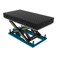 Thumbnail for Schweisstisch Eco mit hydraulischem Hebesystem SERIE XWT System 16mm - Plattners Schweiss Shop